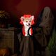 thumbnail image 4 of Fiudx Capa de Halloween para Mascotas, Diseño Rojo Festivo, Tela Suave y Transpirable, Cómoda, Fácil de Poner y Quitar, Ideal para Fiestas Navideñas, Fotos de Mascotas, Tamaño 23 X 19 X 1 Cm., 4 of 6