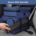 thumbnail image 5 of INFANZIA Car Seat Organizer, Backseat Van Organizer with Cup Holders for Car Front Passenger and Back Seat, Carseat Storages with Cooler Compartment for Kids and Adults for Toy, Snacks , Dark blue, 5 of 9