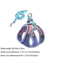 thumbnail image 3 of Btomtd Color Blocked Pet Strap And Leash Set Breathable Mesh Vests With Adjustable Straps Suitable For Small And Medium Cats And Dogs, 3 of 7