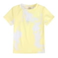 thumbnail image 4 of MHZLDYZ Clearance Girls Clothes Size 10 12 Kids Toddler Boy Girls Clothes Sports Casual Tie Dye Prints Short Sleeves T Shirt Elastic Waist Pants Set Outfit Girls Shirts Size 7-8 (Yellow,100), 4 of 6