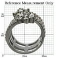 thumbnail image 2 of Ruthenium Brass Ring with AAA Grade CZ in Multi Color for Women Style 0W293, 2 of 5