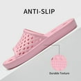 thumbnail image 5 of Mens Shower Shoes With Holes Dry Quickly Bath Slippers Womens Non Slip Indoor Home Bedroom Pool Spa Guest College ,Dorm Beach, Bathroom & Gym, 5 of 7