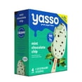 Yasso Frozen Greek Yogurt Mint Chocolate Chip Bars, 4 Count