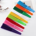 thumbnail image 4 of Abanico de plástico de 7 pulgadas con forma de hueso para danza, estilo chino, para hombres y mujeres, color sólido, para ejercicios matutinos, 4 of 6