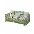 thumbnail image 2 of Spring Easter Couch Cover, Easter Eggs Bunny Truck Botanical Wooden Sofa Cover Blanket for Loveseat Couches, Sectional Sofa Slipcover Furniture Protector for Living Room Bedroom 71''x118'', 2 of 9