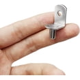 thumbnail image 4 of 25 Pieces Shelf Support Pegs Metal Shelf Support Pin Shelf Cleats L Shape Support Bracket For Wood or Glass Cabinet Cupboard Bookcase, 4 of 5