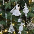 thumbnail image 1 of Adorno navideño colgante Macarena de acrílico con cinta transparente Campana, 1 of 8