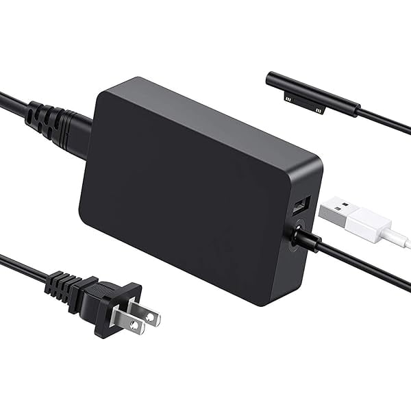wonima11 Surface Pro Charger for Microsoft Surface Pro 9, 8, 7+, 7, 6, 5, 4, 3, X, Surface Laptop 5, 4, 3, 2, 1, 65W Windows Surface Tablet Charger Support 44W, 36W