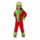 thumbnail image 2 of Disfraz de monstruo de pelo verde ladrón para Halloween para niños, disfraz de elfo navideño, traje de Papá Noel, traje de fiesta para festivales, mono, 2 of 4