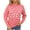 Pink, variant on Cute Heart Sweaters for Women Long Sleeve Valentines Day Sweater Crew Neck Casual Ribbed Knit Pullover Top Pink, M