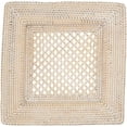 thumbnail image 3 of Fennco Styles Handwoven Rattan Decorative Charger Plates 13" W X 13" L, Set of 4 - Natural Charger Plates for Banquets, Family Dinners, Special Events and Home Décor, 3 of 4