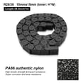 thumbnail image 2 of Cadena portacables LmioeTool R28/38, 15 mm x 15 mm, negra, 1 m, 2 of 9