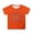 Orange, variant on Graphic Tees for Girls: Short Sleeve Crewneck Tops 5-14 Years Comfortable & Casual for Everyday Wear & Summer Parties