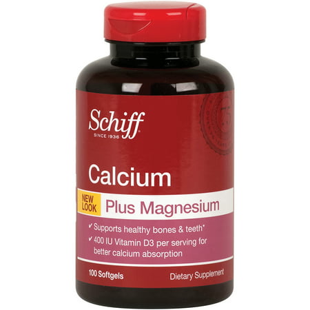 Schiff Calcium Plus Magnesium with Vitamin D3 400 IU ...