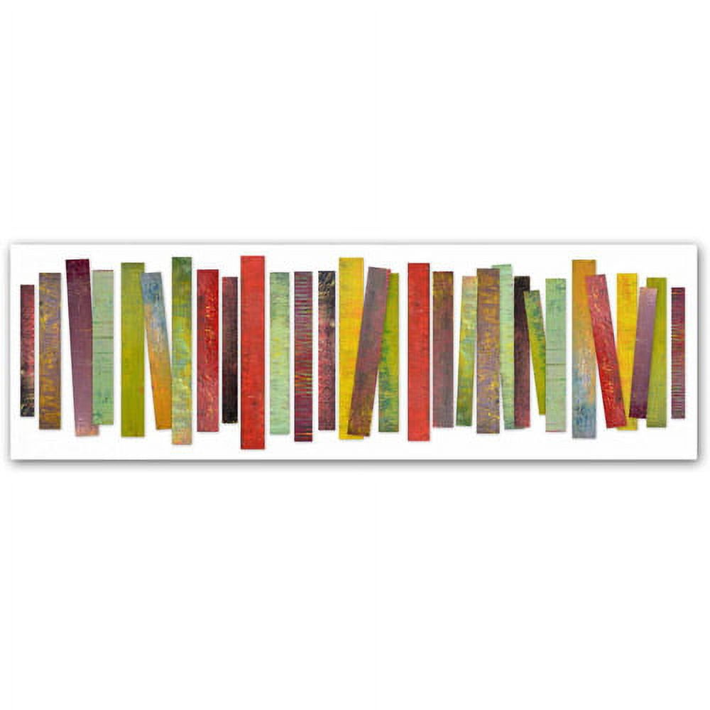 Trademark Fine Art "Thirty Stripes 2.0" Canvas Art by Michelle Calkins