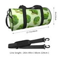 thumbnail image 2 of Pofeuu Broccoli 3 Print Travel Duffel Bag,Sports Tote Gym Bag,Shoulder Weekender Overnight Bag for Women Gym Bag, 2 of 6