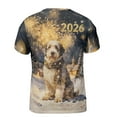 thumbnail image 2 of Old English Sheepdog Happy New Year 2026 with Fireworks on New Year's Eve All Over Print 3D Shirt Unisex Merch Dog Lover - 12022, 2 of 6