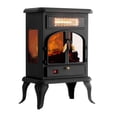thumbnail image 5 of Open Box selectric Freestanding Electric Fireplace Heater w/Remote, Dark Black, 5 of 12