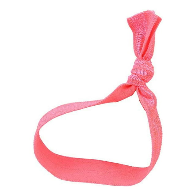 Hair Ring Seamless High Elasticity Knotted Adjustable Ponytail Holder Colorful Hairs Rope Scrunchies Accessories Multi Color Dark Pink