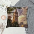 thumbnail image 2 of Nawypu  USA Colorado Capital Denver Cushion Cover City in Colorado State Throw Pillow Case Watercolor City Landscape Pillows Nursery Decor Modern Linen Pillow Covers for Sofa Chair Car, 2 of 5