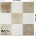 thumbnail image 5 of Peel and Stick Backsplash - 5 Sheets of 7,75" x 7,75" - 3D Adhesive Peel and Stick Tile Backsplash for Kitchen, Bathroom, Wall Tile, Checkered, 5 of 7