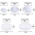 thumbnail image 3 of Almohadillas de goma para parachoques - 214 unidades de almohadillas de silicona adhesivas transparentes, 3 of 5