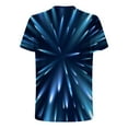 thumbnail image 5 of IROINNID Men's Printed Short Sleeve Easy Care Round Neck Slim Fit T-shirt, 5 of 5