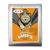Grizzly Tarps 12 x 16 Feet Silver Heavy Duty Multi Purpose Waterproof Poly Tarp Cover 10 Mil Thick 14 x 14 Weave
