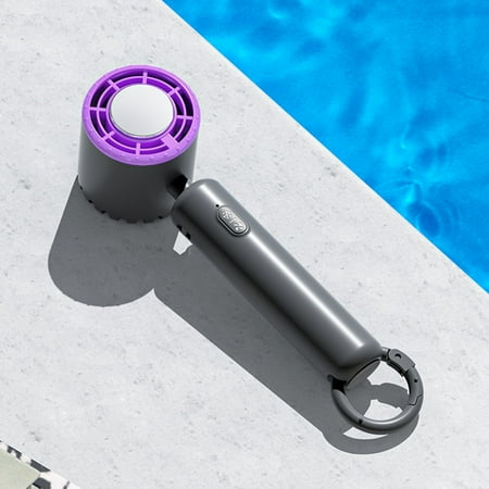 

Household Appliances For New Home Semiconductor Ice Handheld Fan Usb Charging Outdoor Mountain Buckle High Speed Digital Display Fan