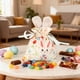 thumbnail image 1 of Bolsas de Pascua con cordón para dulces, bolsitas para golosinas navideñas, bolsas para regalos | Contiene dulces y pequeños obsequios | Tela de poliéster resistente, 1 of 6