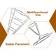 thumbnail image 3 of SHOWERORO 4Ud Soporte De Hierro Para Snacks En Cono Ideal Para Papas Fritas Y Aperitivos En Eventos, 3 of 8