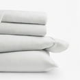 thumbnail image 3 of 100% Cotton Flannel Bed Sheets Set for Full Size Bedding in Light Gray by Comfort Canopy, 3 of 15