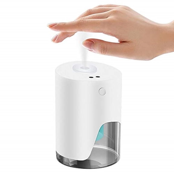 BARSUPPLY Touchless Hand Sanitizer Dispenser White Infrared Sensor Portable 360-Degrees