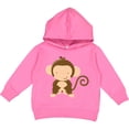 thumbnail image 2 of Inktastic Happy Monkey Toddler Hoodie, 2 of 4
