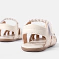 thumbnail image 6 of MZXELPRJD Toddler Sandals Size 5 Girls Size 13 Sandals Youth Running Shoes Slippers Cute Size 4 Toddler Girl Shoes for Girls 1 3 Year Old Gifts Beige 12-18 Months, 6 of 7