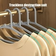 thumbnail image 6 of Aihimol 10 Pack White Plastic Clothes Hangers - Shirt Hangers for Closet,Non Slip Strong Enough Space Saving Household Hangers, 6 of 6