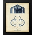thumbnail image 2 of Andrew Cook George 15x18 Black Modern Framed Museum Art Print Titled - Architectural Blueprint IV, 2 of 5