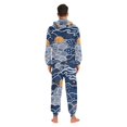 thumbnail image 4 of FORMRS Onesies Pajama for Adults Unisex Hoodie Winter Jumpsuit One Piece Sleepwear, Sizes S-2XL, Blue Night Sky, 4 of 7