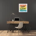 thumbnail image 3 of Wild Apple Portfolio 26x26 White Modern Wood Framed Museum Art Print Titled - Rainbow World II Escape, 3 of 4