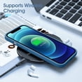 thumbnail image 6 of Liquid Silicone Case for iPhone 12 Mini (5.4''), [Scratch-Resistant, Anti-Fingerprint, Shockproof] Protective Slim Phone Case, 4-Layer Cover with Microfiber Lining, Silky-Soft Touch, Blue, 6 of 14