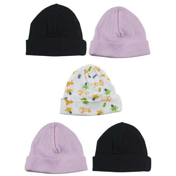 Bambini Girls Baby Cap (Pack of 5)