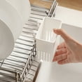 thumbnail image 6 of Utensil Drying Holder,Utensil Drying Rack,Chopsticks Holder Basket Space Saving Drain Rack for Spoons,Forks,Knifes,Chopsticks Organizer,for Home Kitchen Wall Mounted,Compact Silverware Storage, 6 of 6