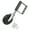 4 inch black, variant on Garden Gate Wheel Spring Loaded Gate Caster with 360 Swivels Heavy Duty Gate Wheel for Outdoor Wooden Gate Fence