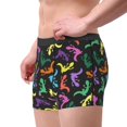 thumbnail image 3 of Bingfone Colorful Lizards Men's Underwear - Casual Stretch Boxer Briefs-Medium, 3 of 7