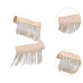 thumbnail image 5 of Lispipm Women's Retro Long Opera Pageant Gloves 1920s Fringe Fingerless Elbow Glove for Costume Party Wedding Arm Sleeves Beige, 5 of 6
