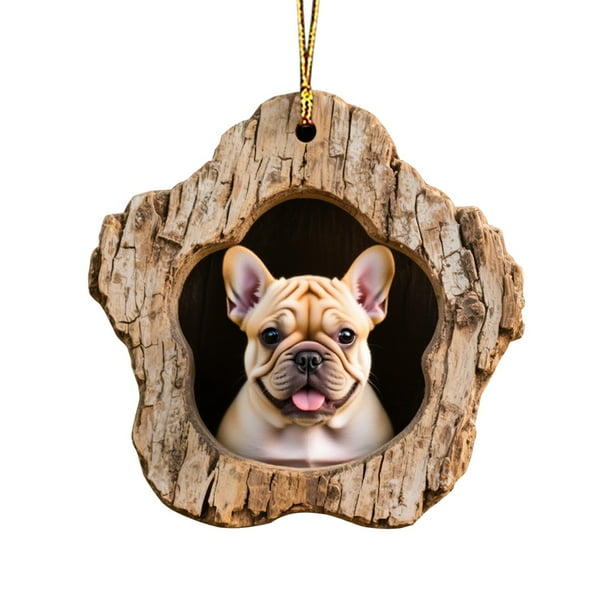 Pendiente de Árbol de Navidad, Adornación de Hogar, Collar de Árbol de Navidad, Acrílico, Durable, para Salón, para Estudio, Metal, Pequeño, para Dormitorio