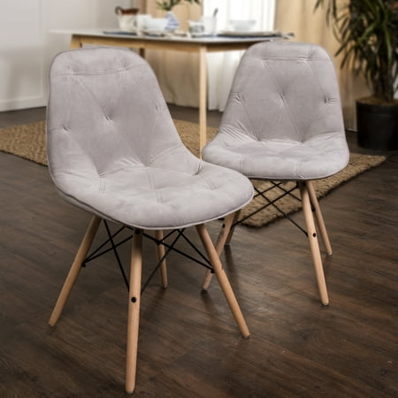 Walker Edison Set of 2, Modern Eames Chairs -