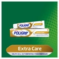 thumbnail image 2 of Super Poligrip Denture Adhesive Cream, Extra Care Twin Pack, 2.2 Oz, 2 of 9