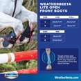thumbnail image 2 of Botas Weatherbeeta Lite con parte delantera abierta, color blanco, color blanco, 2 of 6