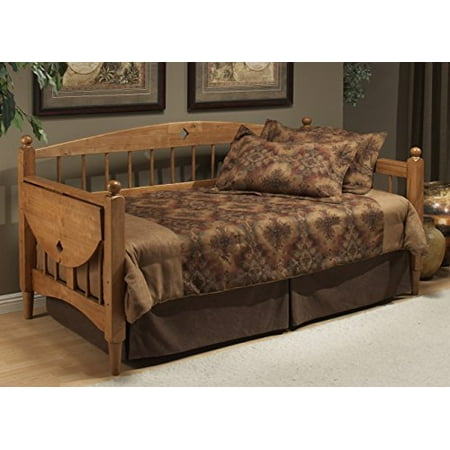 Daybed Suspension Deck - Madelina Medium Oak Daybed with Suspension Deck and Trundle